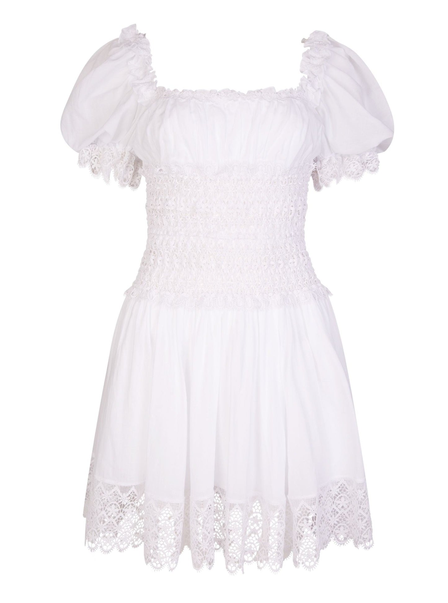 Short Dress Melissa - XS - WHITE