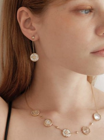 Mother of pearl earrings