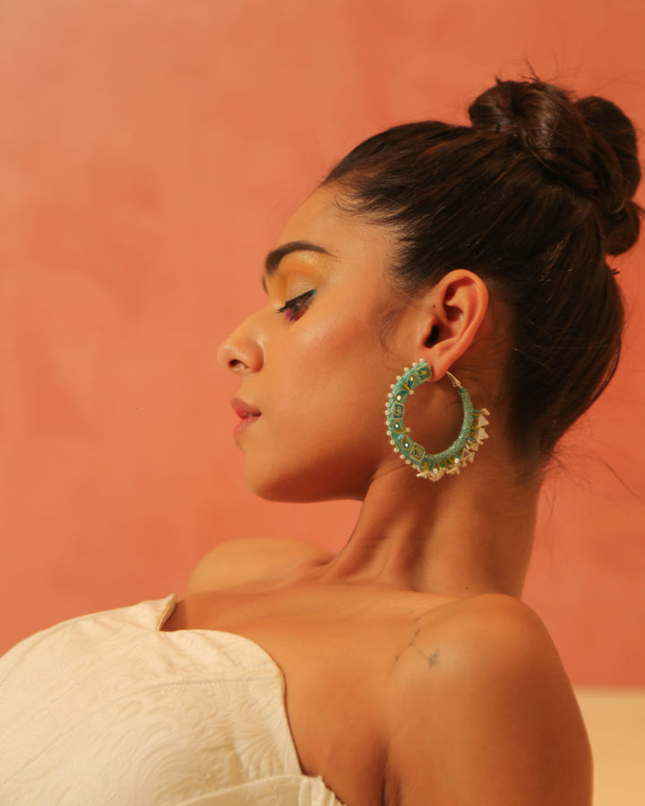 Bussin' Earrings / Blue / One Size