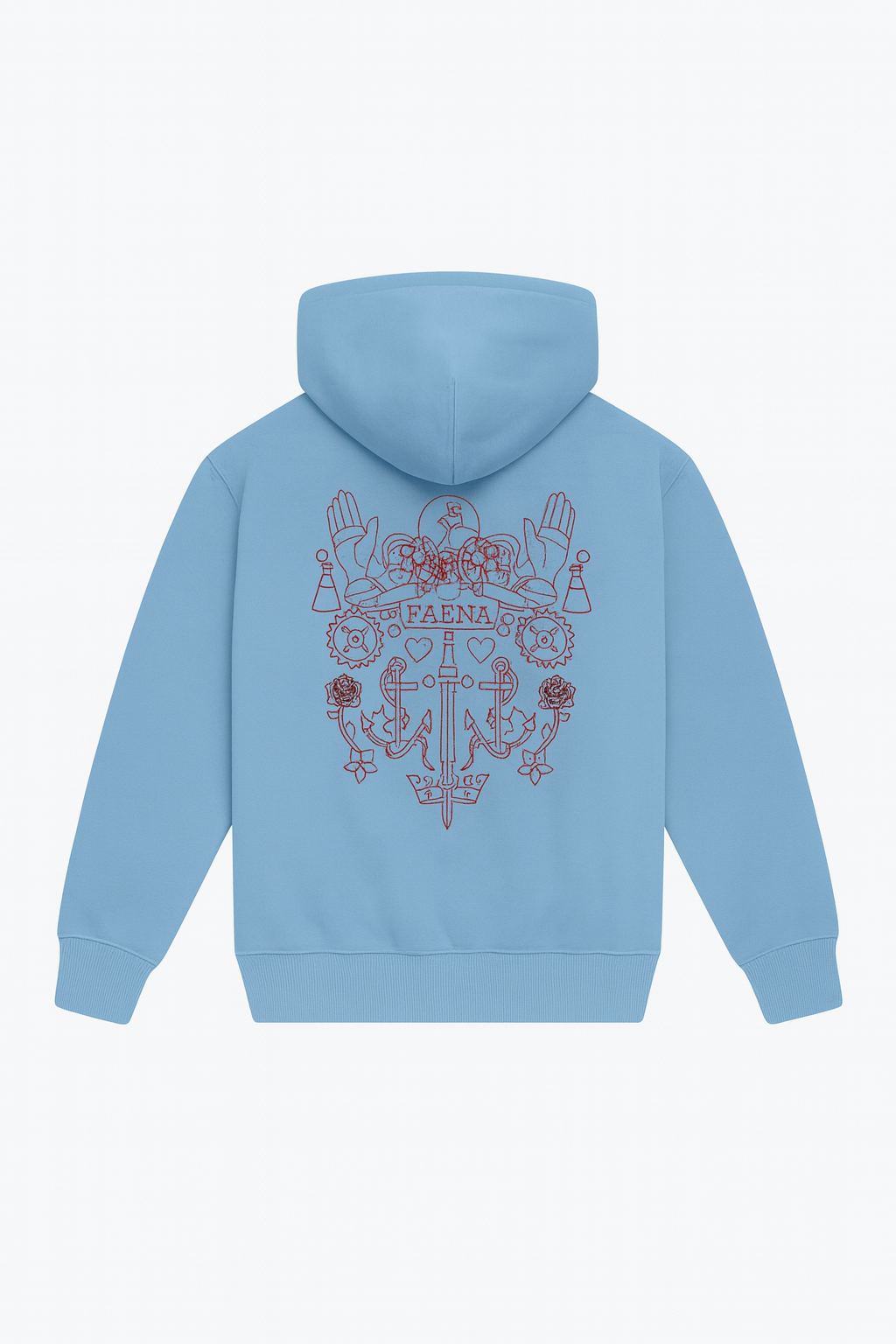 CATHEDRAL HOODIE - LIGHTBLUE