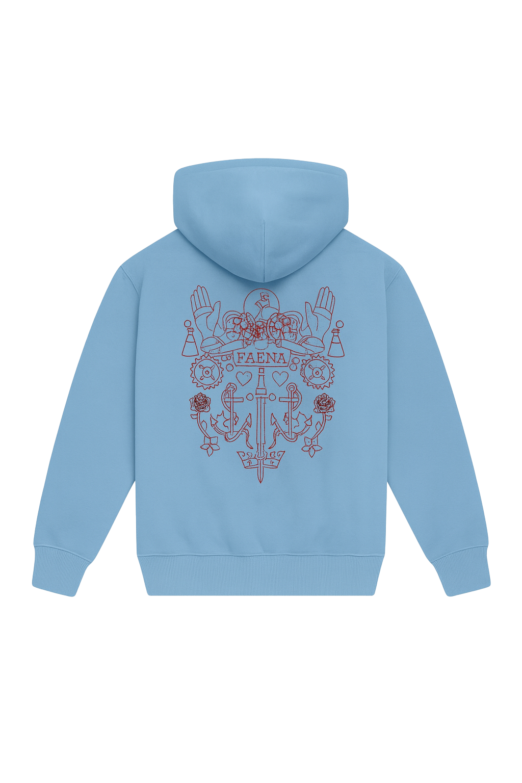 CATHEDRAL HOODIE - LIGHTBLUE