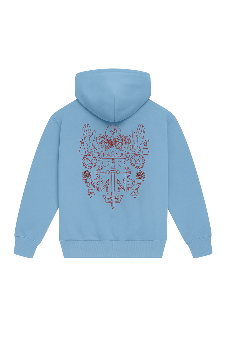 CATHEDRAL HOODIE - LIGHTBLUE