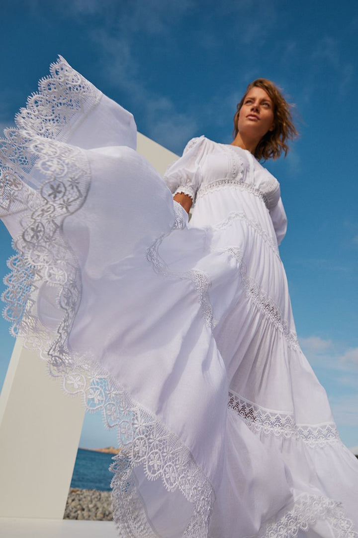 Long Dress Nadine - White