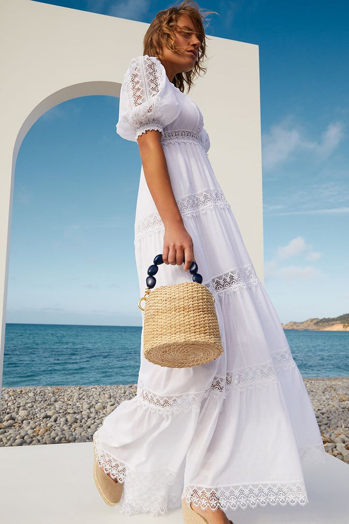Long Dress Nadine - White