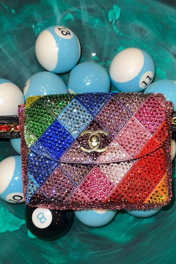 Chanel rainbow Belt Bag