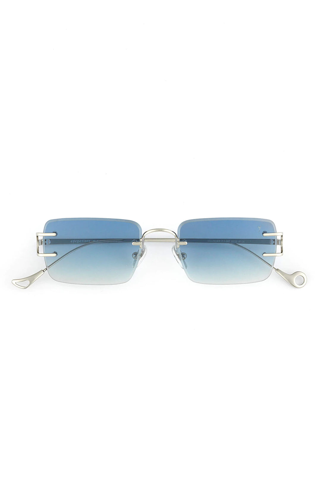Dillinger Sunglasses - Silver / Blue Gradient