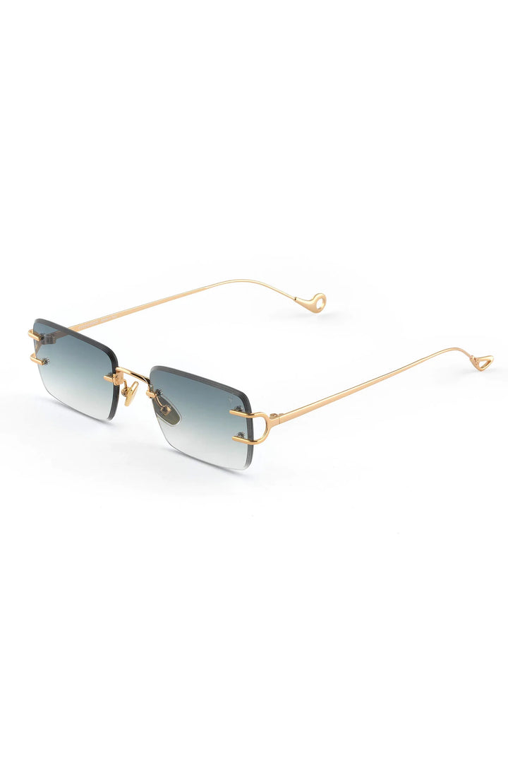Dillinger Sunglasses - Gold / Green Gradient