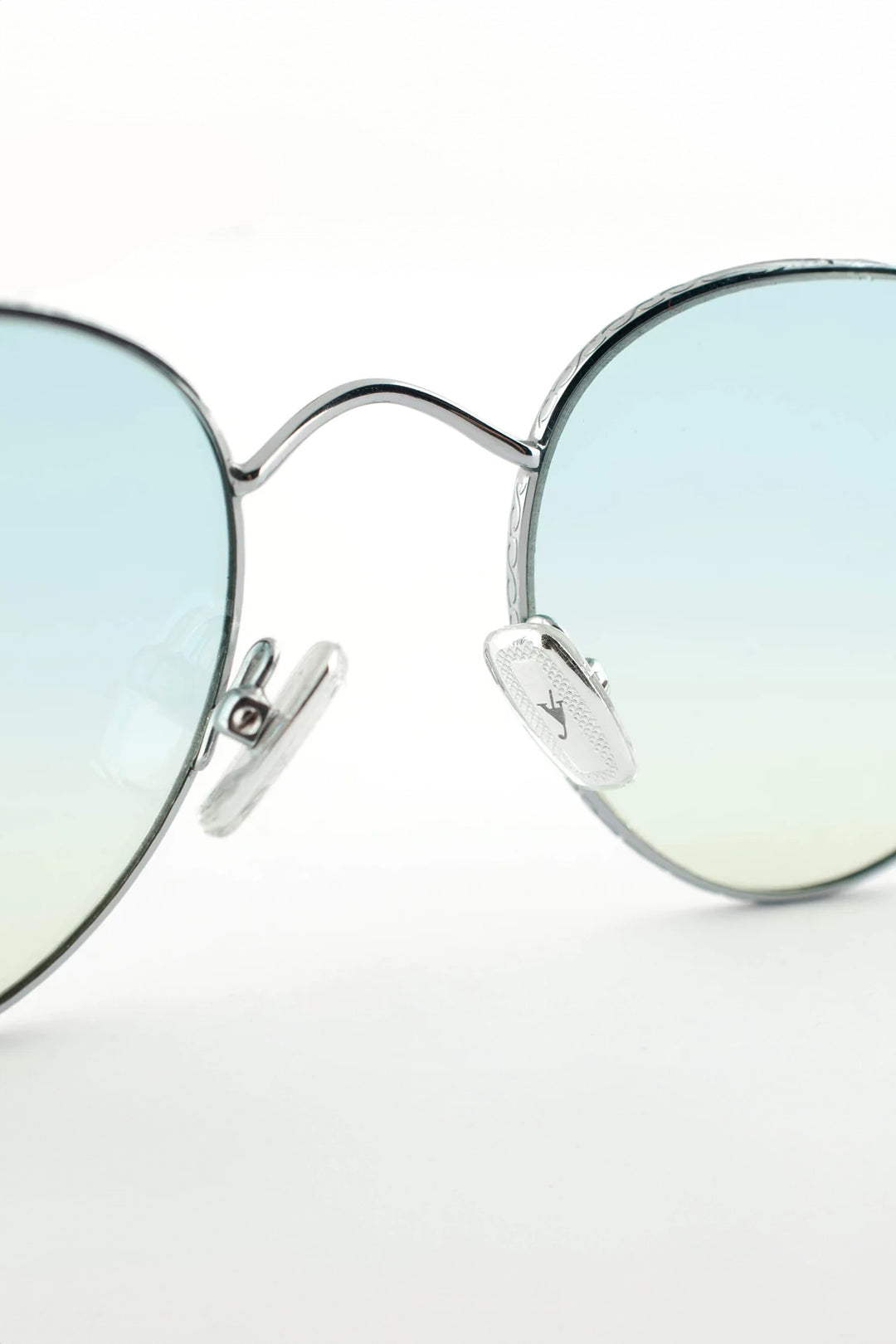 Jockey Sunglasses - Silver / Light Blue Gradient