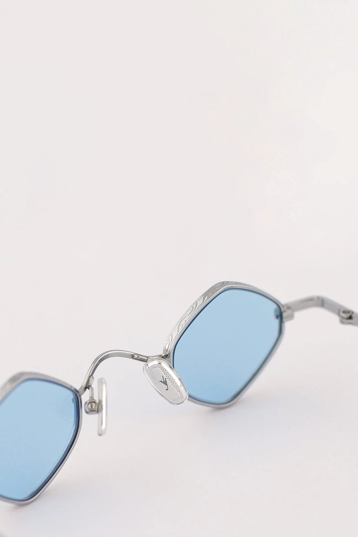 Juliette Sunglasses - Silver / Blue