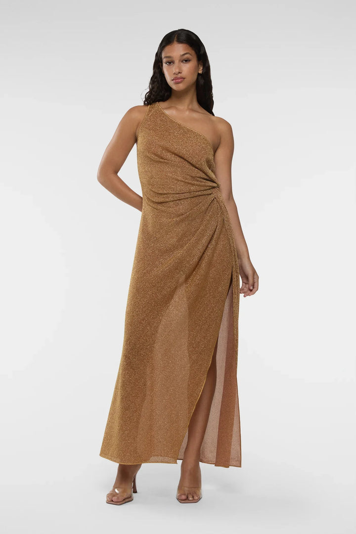 Lumiere Knot Dress - Toffee