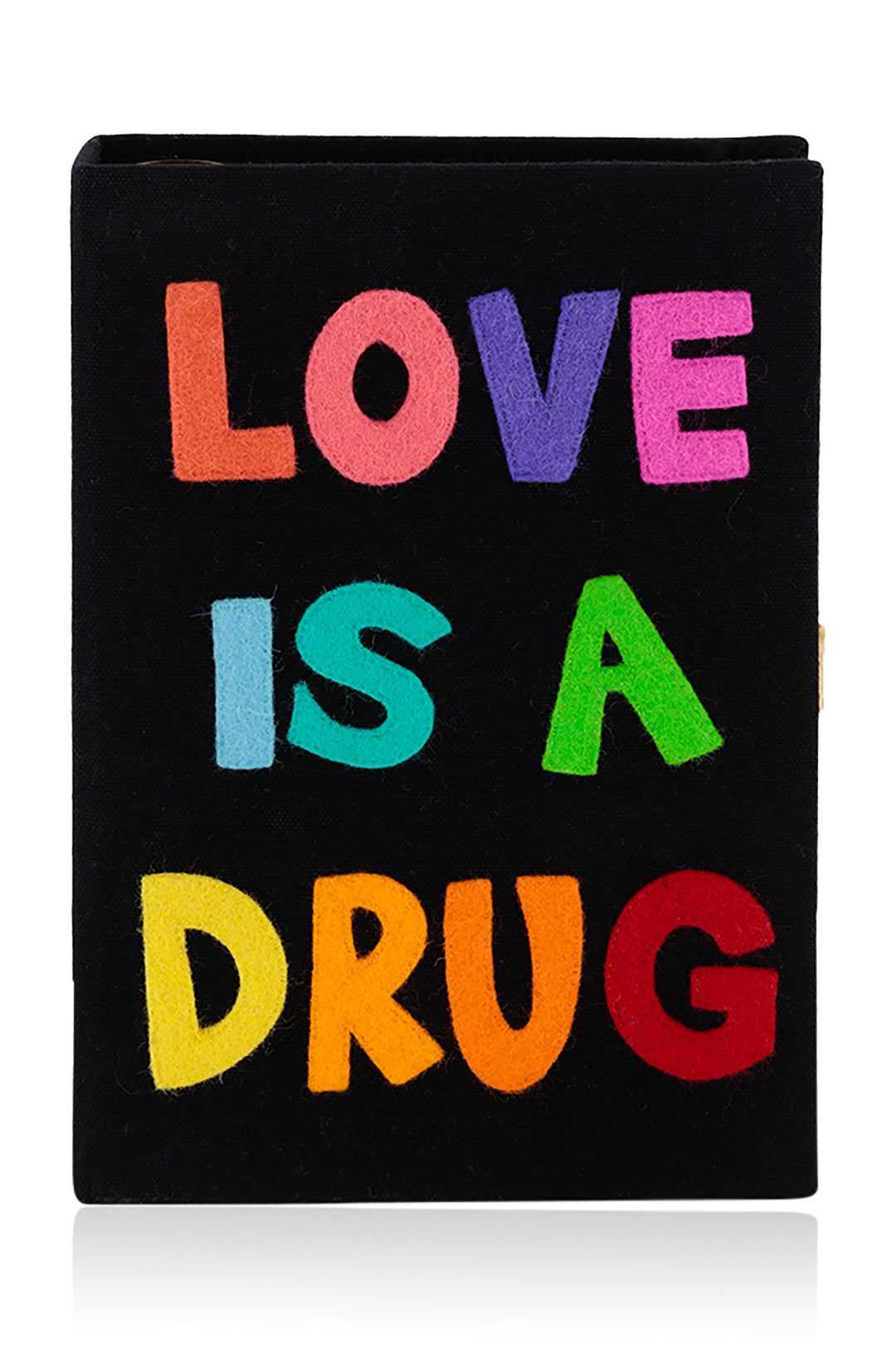 BOOK CLUTCH LOVE IS A DRUG